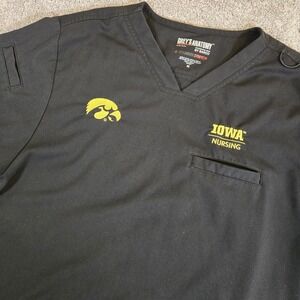Barco Greys Anatomy Iowa Nursing Spandex Stretch Scrub Top Nursing Shirt Medium